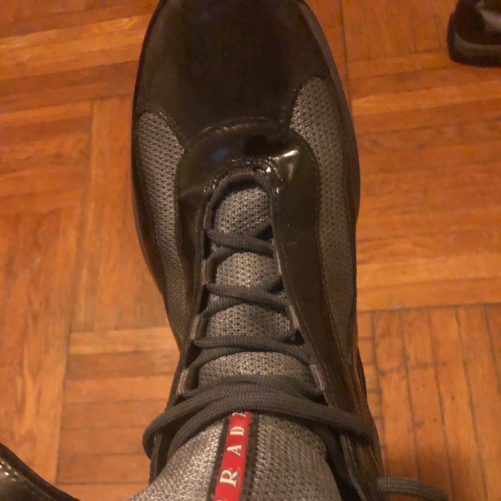 Authentic vintage high top Pradas